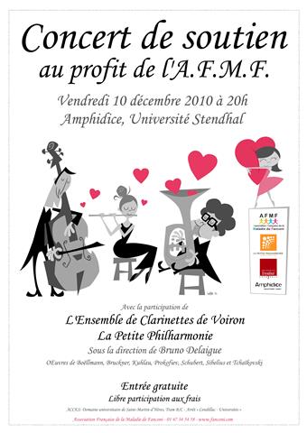 Affiche du concert du 10 décembre 2010