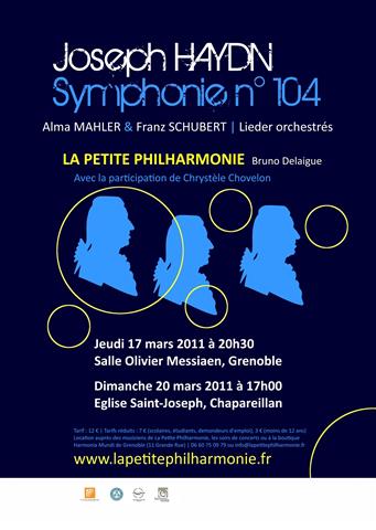 Affiche du concert du 17 mars 2011