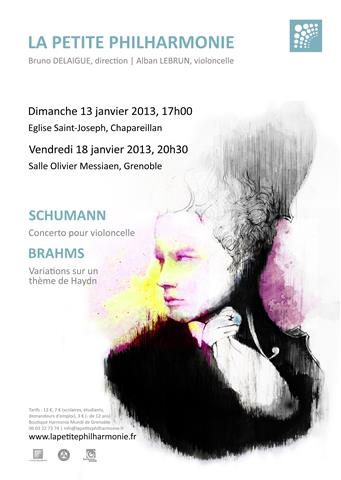 Affiche du concert du 13 janvier 2013