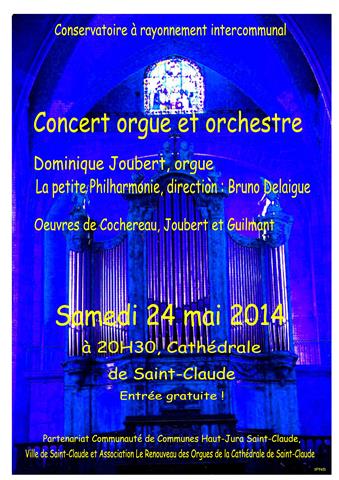 Affiche du concert du 24 mai 2014